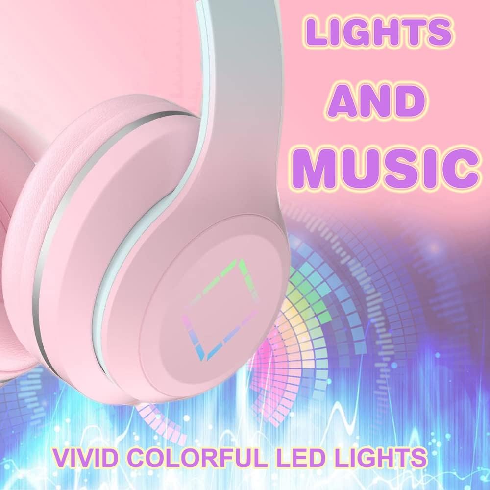 Detalle 2 de Usoun Kids Headphones Cat Ear Bluetooth 40mm