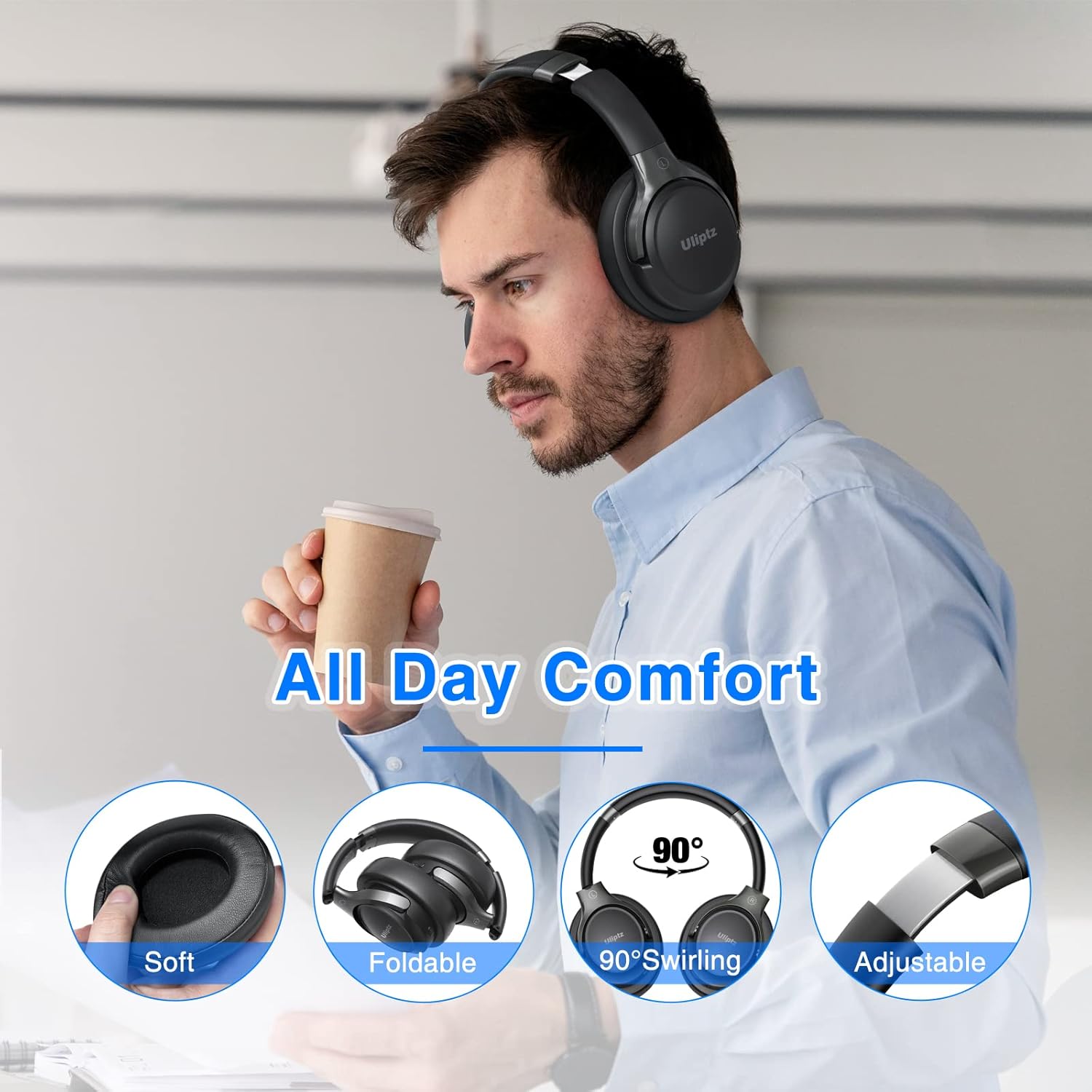 Thumbnail 5 de Uliptz Auriculares Inalámbricos Bluetooth 5.3 con 65 Horas