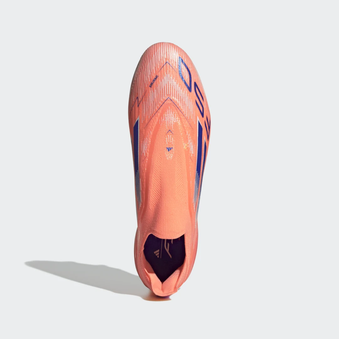 Thumbnail 2 de Adidas F50 Elite, bota de fútbol sin cordones para césped natural seco, naranja