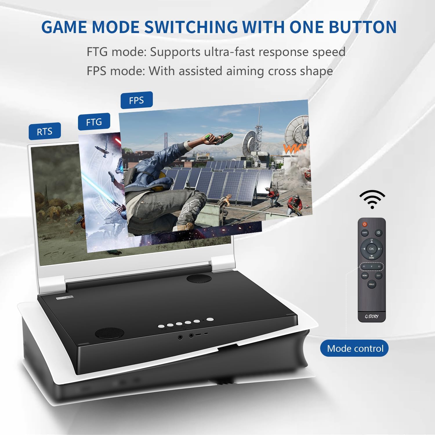 Thumbnail 5 de G-STORY 14-Inch 4K Portable IPS Gaming Monitor with PS5-Inspired Design