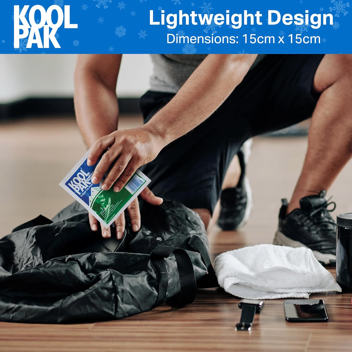 Thumbnail 4 de Koolpak 15 x 15 cm Compact Instant Cold Ice Pack