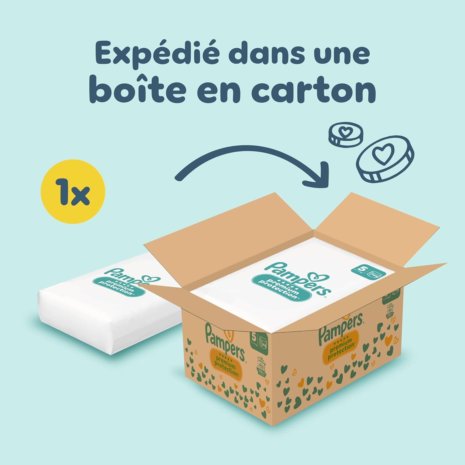 Thumbnail 1 de Pampers Premium Protection Pants Taille 5 👶