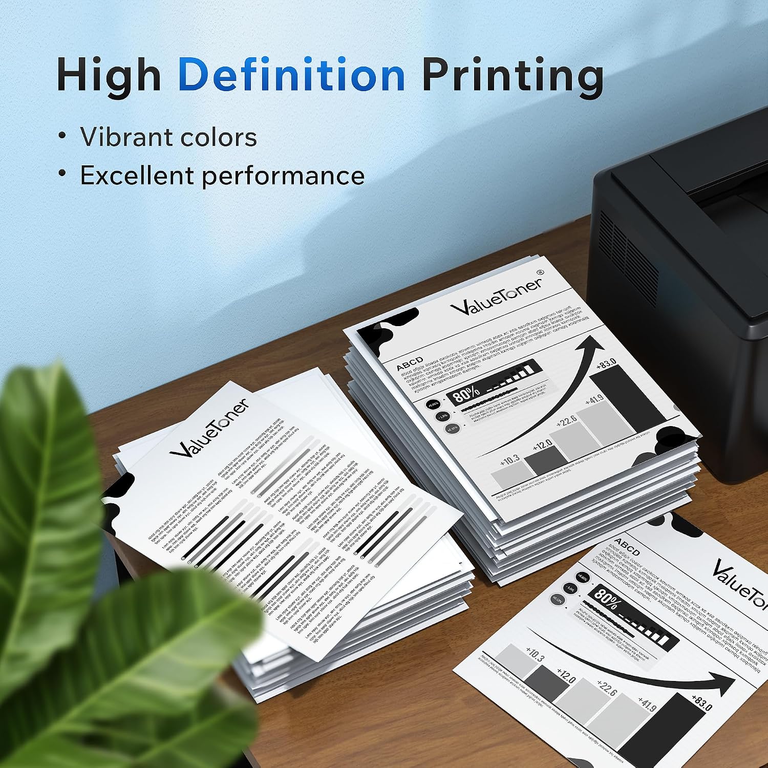 Detalle de Valuetoner Compatible Toner Cartridges 4-Pack