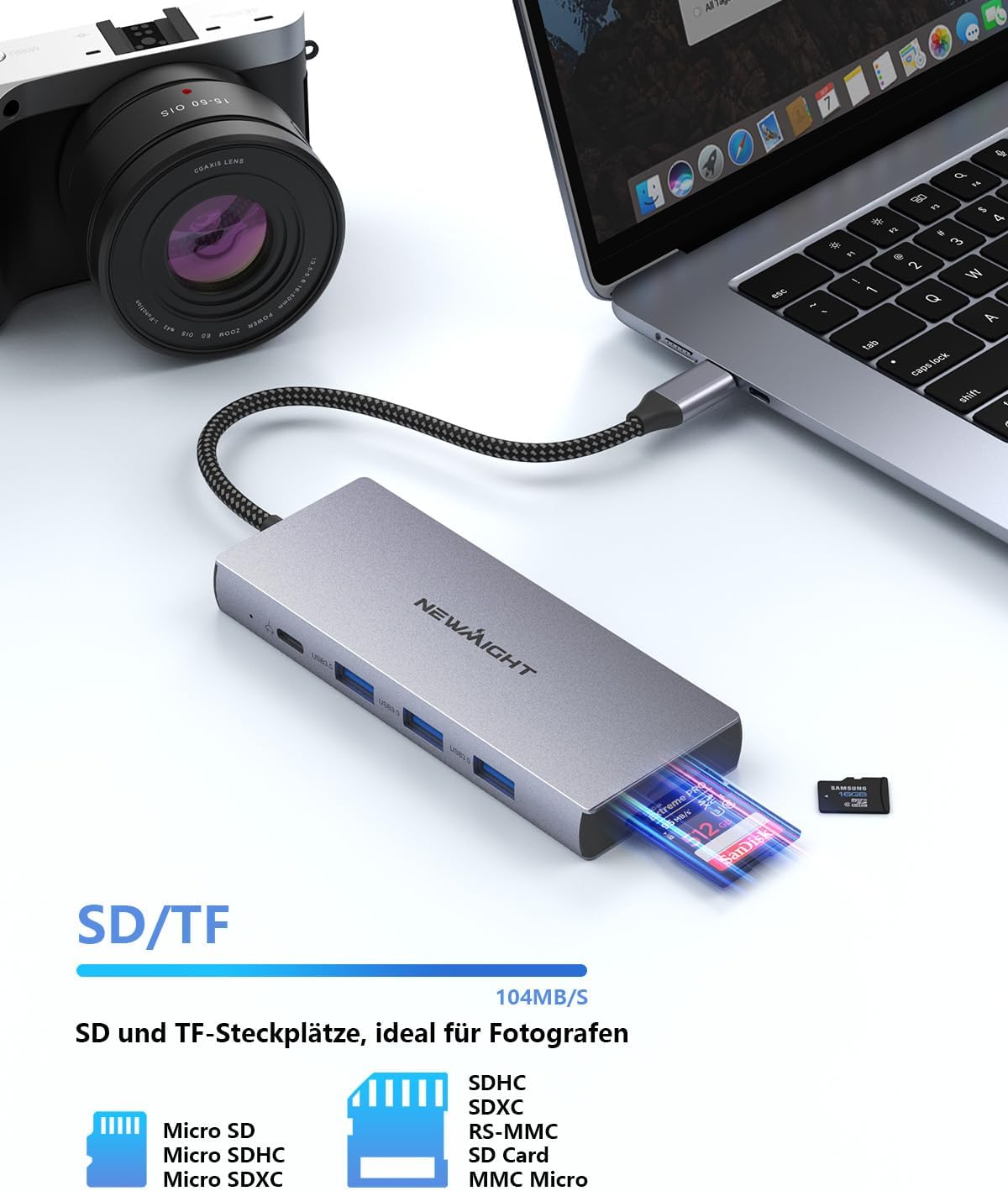 Thumbnail 6 de Newmight Docking Station Dual 100W