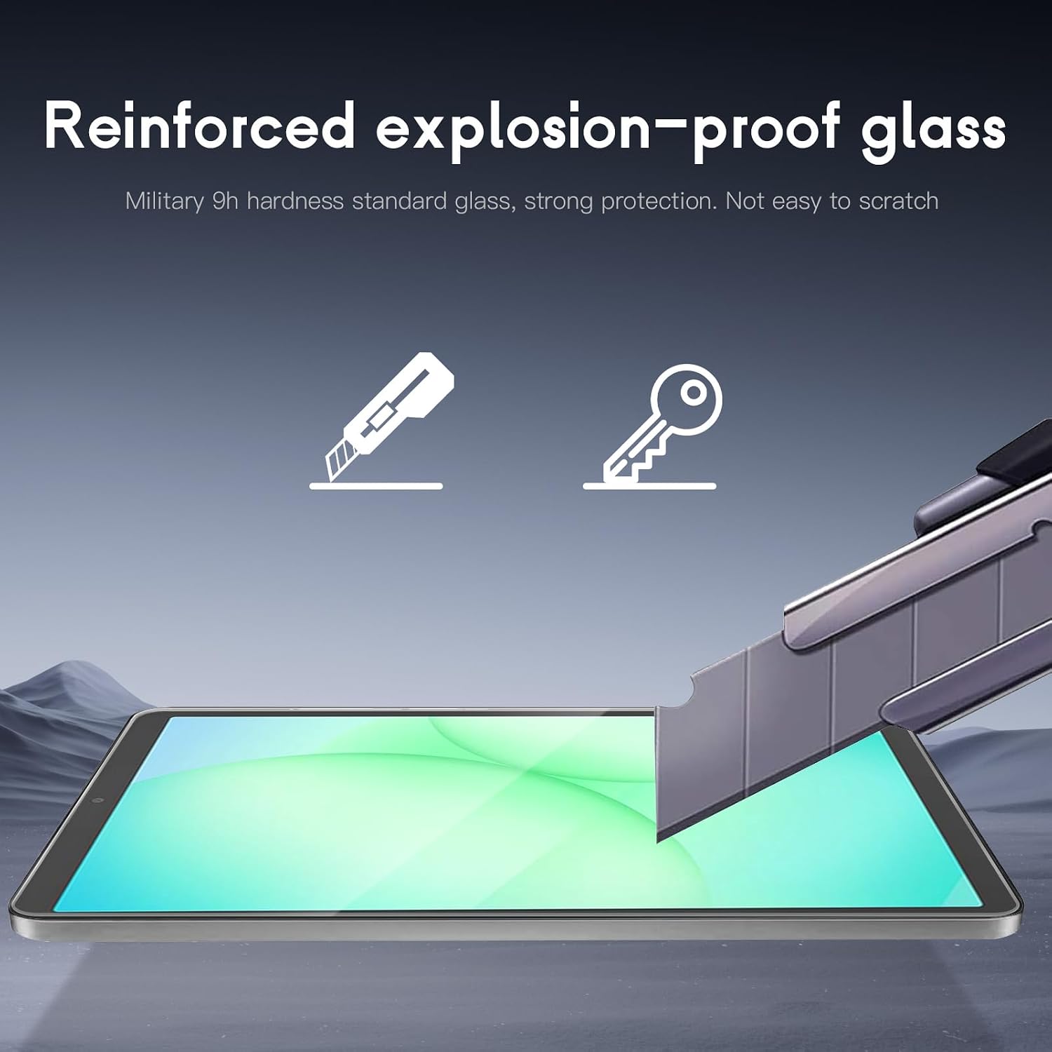 Detalle 1 de AsWant Panzer Schutzglas 9H für Tab A11