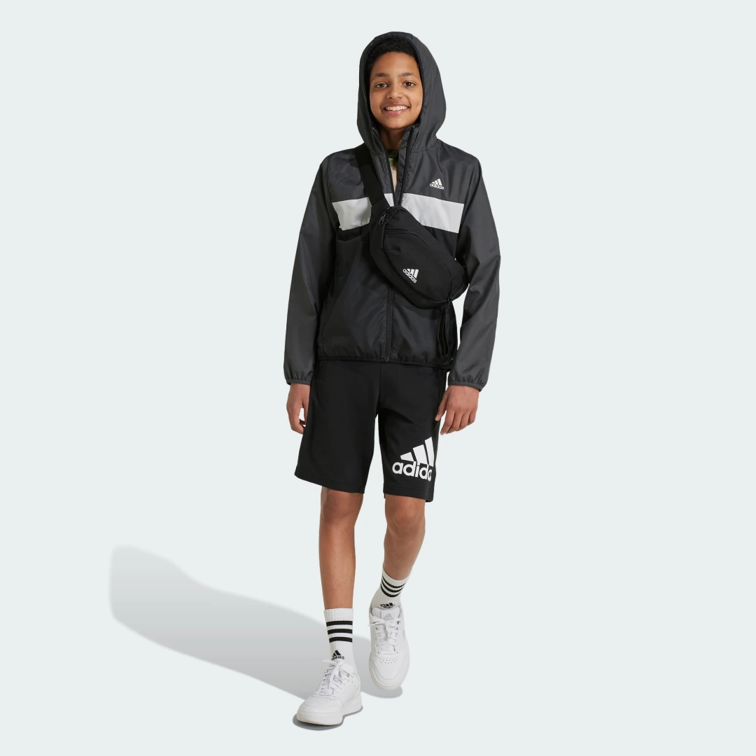Detalle de Cortavientos WIND.RDY Tiberio de Adidas – gris, para salir a diario