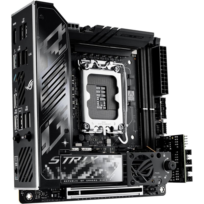 Detalle 2 de ASUS ROG STRIX Z890-I GAMING WIFI: placa base mini-ITX para Intel Core Ultra (Serie 2)
