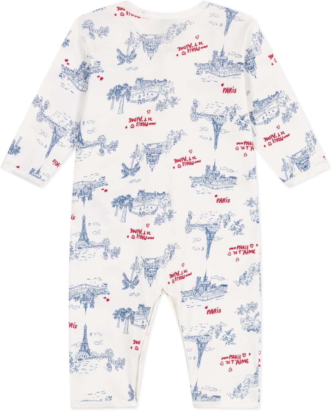 Thumbnail 1 de Petit Bateau Dors Bien sans pieds en coton – Pyjama bébé mixte à motifs Paris