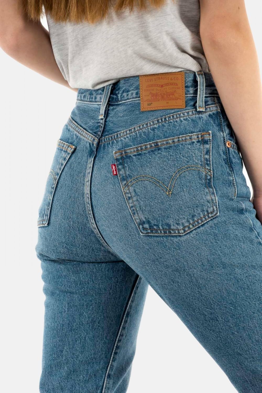 Detalle de Levi’s 501® Crop-jeans för dam