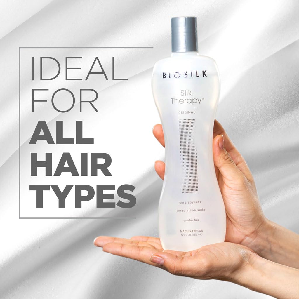 Thumbnail 3 de BioSilk Silk Therapy Original Reconstructing Leave-In Hair Treatment (12 oz)