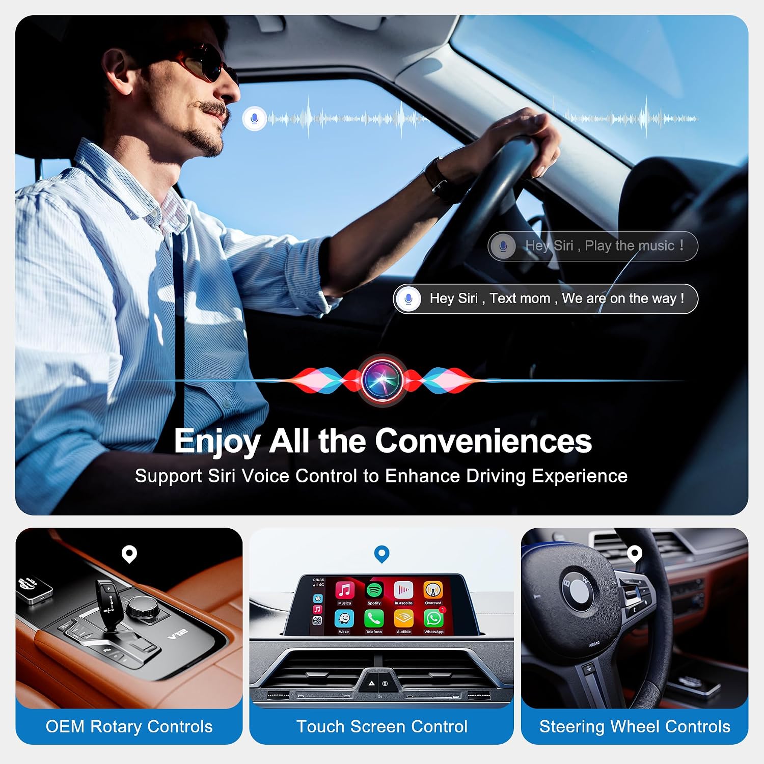 Detalle 2 de FAIMEE AI Box Wireless CarPlay Adapter 4GB