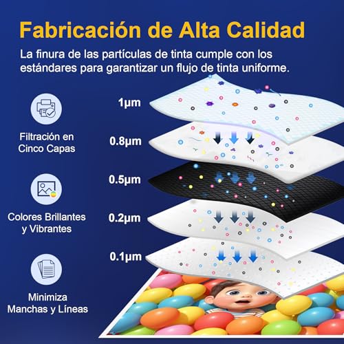 Thumbnail 1 de ColorKing Cartuchos de Tinta PG-540XL CL-541XL compatibles para Canon Pixma (1 Negro + 1 Tricolor)