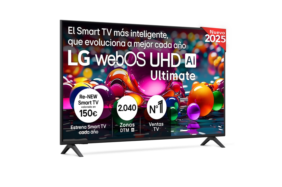 Detalle de LG UA72 55" Smart TV UHD Ultimate AI 4K 2025