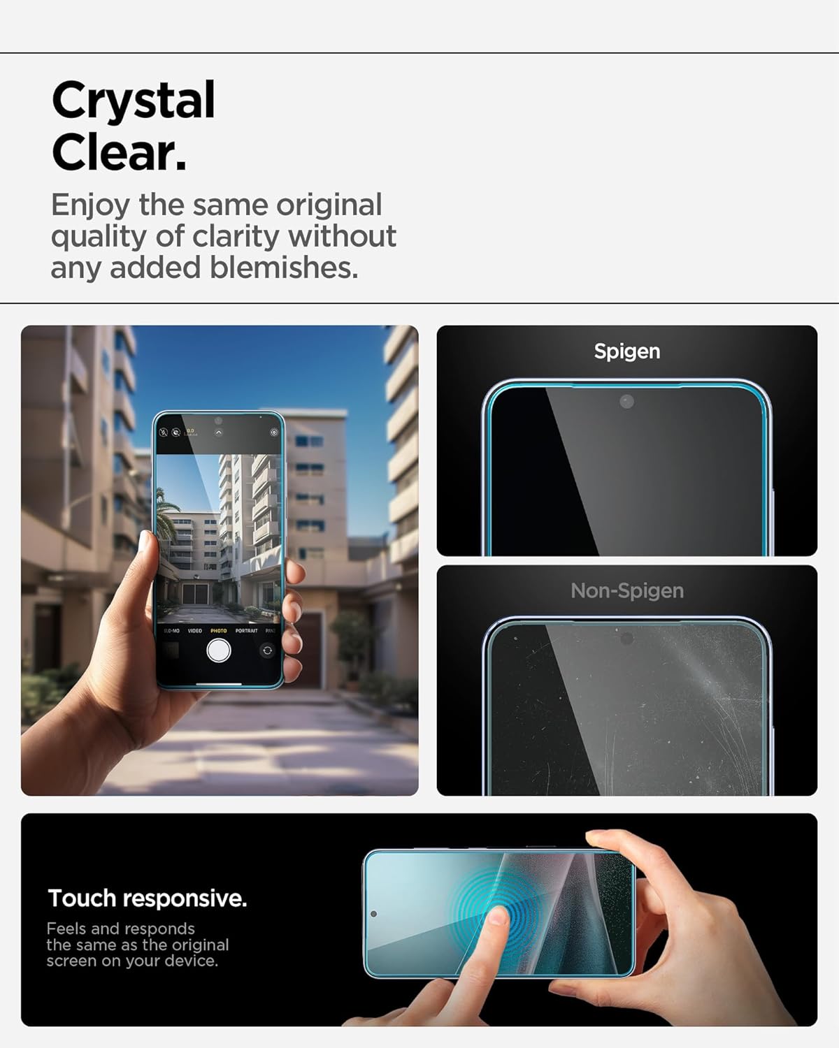 Thumbnail 5 de Spigen Glas.tR EZ Fit Pro : verre trempé 9H pour Samsung Galaxy S25 Edge (2 pièces) avec pose facile