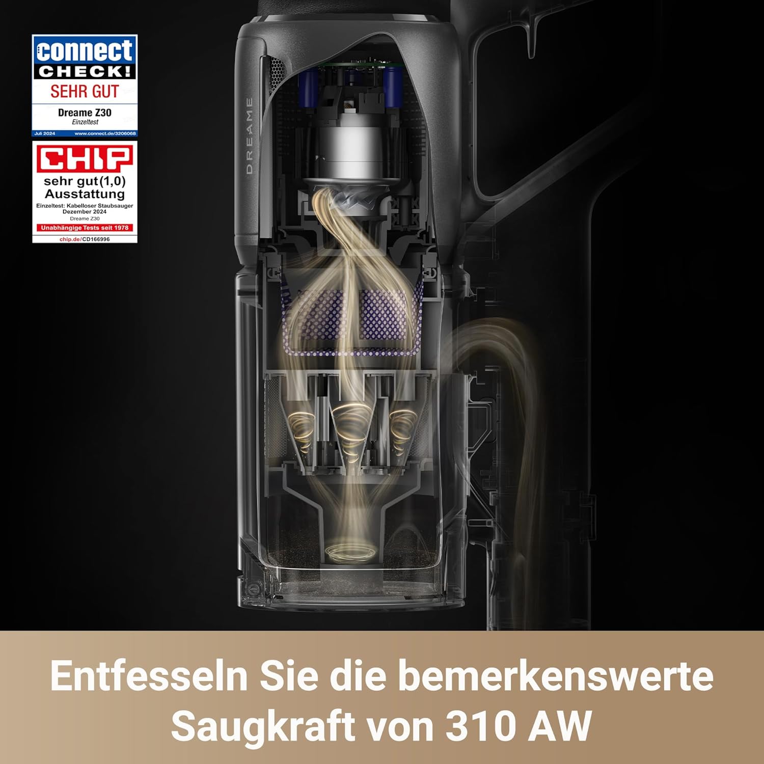 Detalle 2 de Dreame Z30 Kabelloser Bodenstaubsauger 310 AW