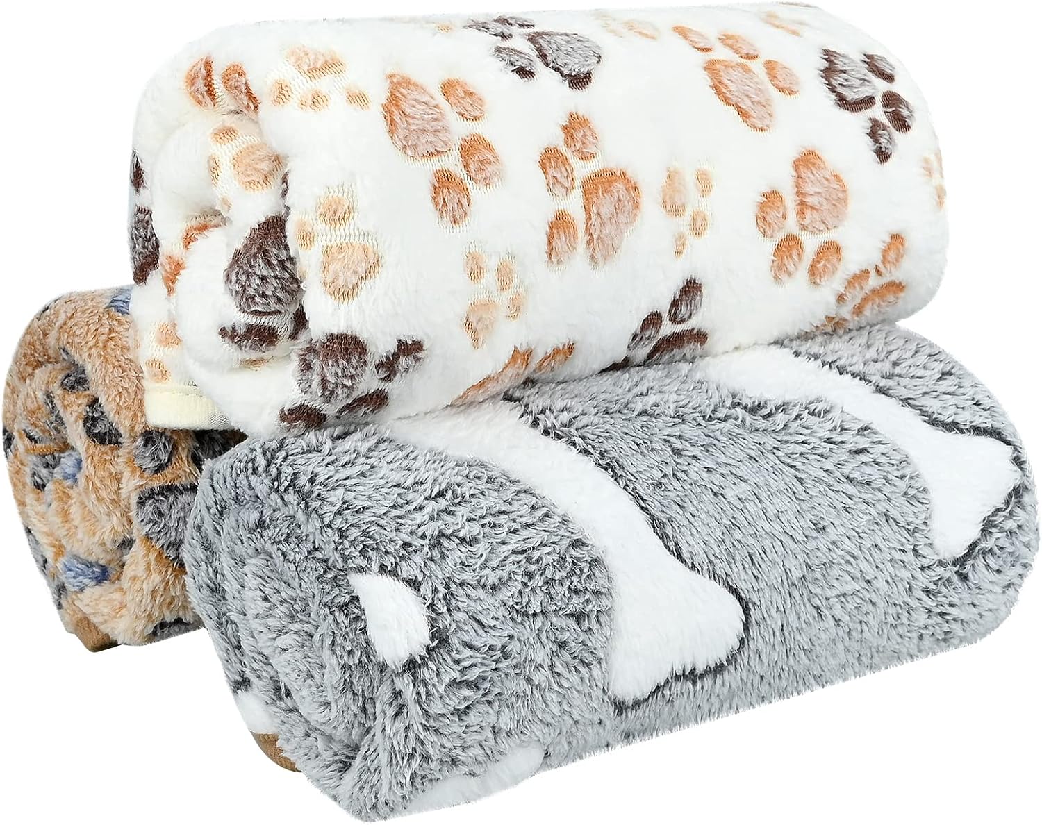 Detalle de 3 Pcs L Pet Soft Dog Blankets