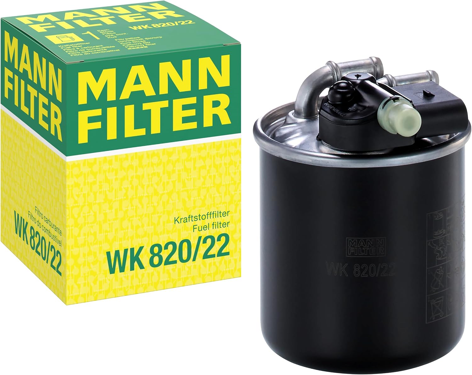 Detalle de MANN-FILTER WK 820/22 filtro carburante 86 mm