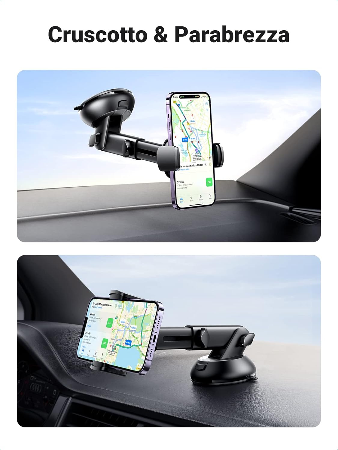 Detalle 2 de UGREEN Supporto Telefono Auto per cruscotto 7,12"