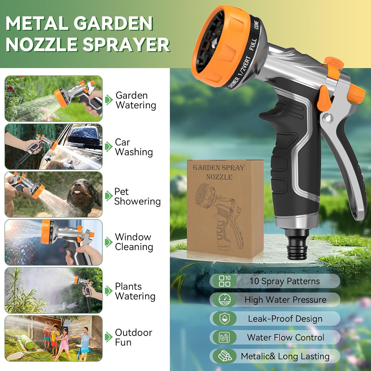 Thumbnail 1 de 2026 Heavy-Duty Metal Hose Gun