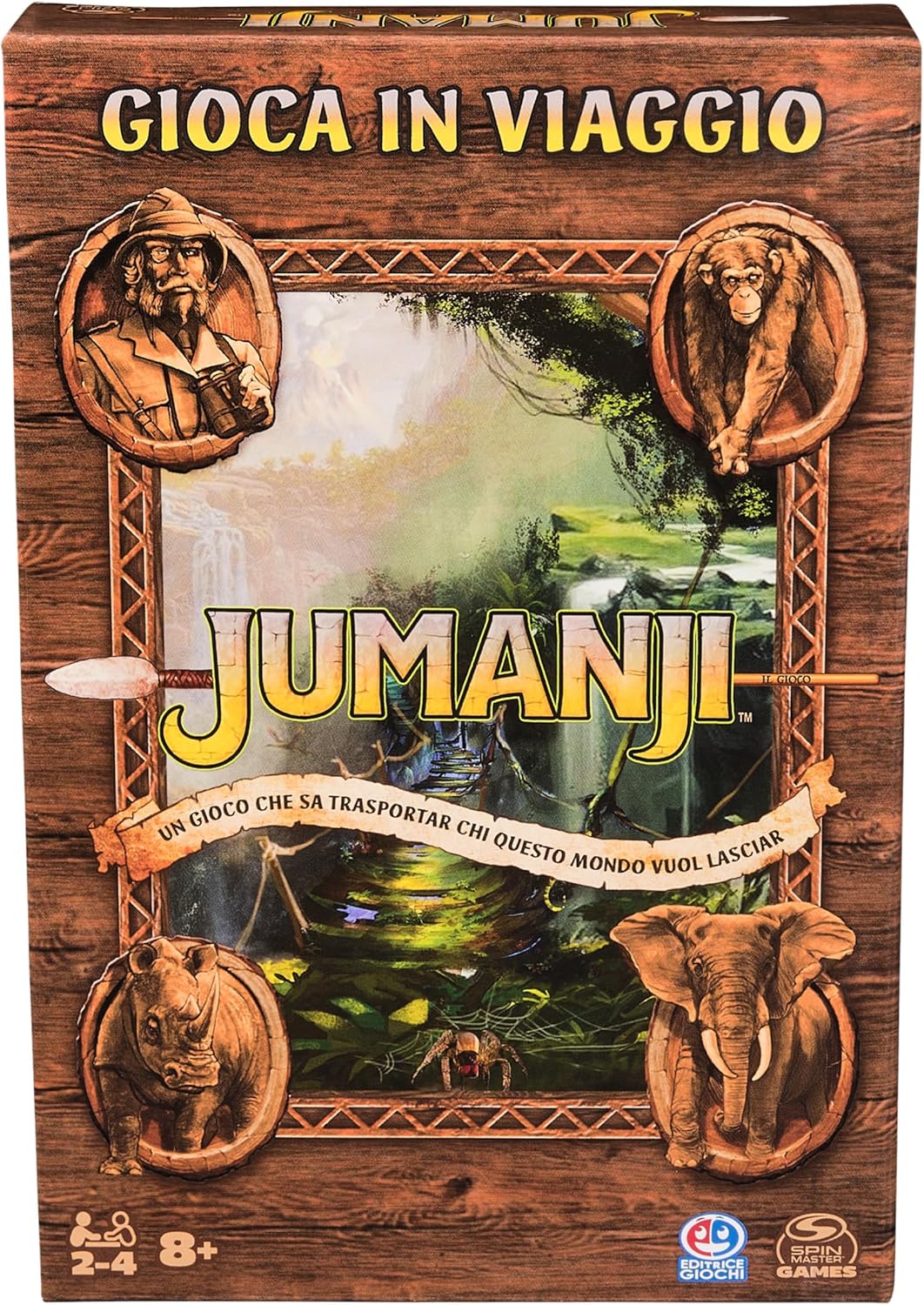 Thumbnail 4 de Jumanji Il Gioco da Tavolo in Legno Deluxe di Spin Master Games Editrice Giochi