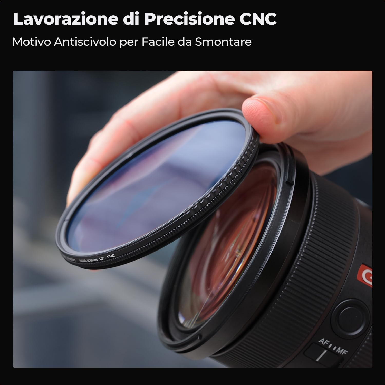 Thumbnail 4 de K&F CONCEPT Nano-Klear CPL circolare 37mm con nano-rivestimento e panno di pulizia