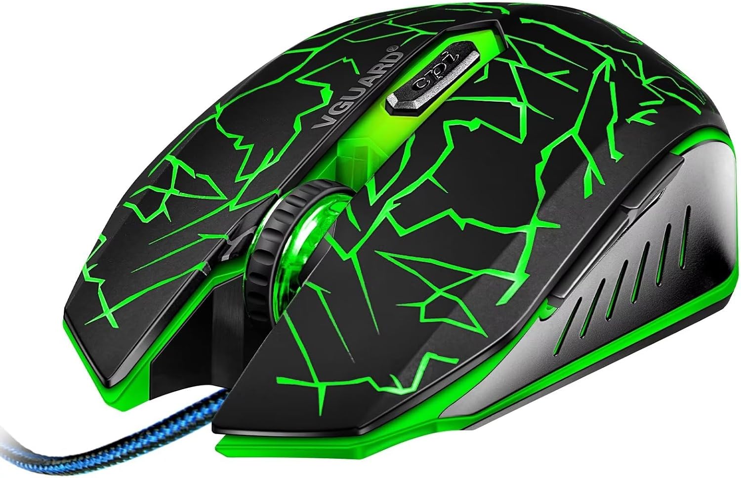 Thumbnail 5 de VGUARD Gaming Maus (kabelgebunden) mit 6 Tasten und 4 DPI-Stufen, optisch – schwarz