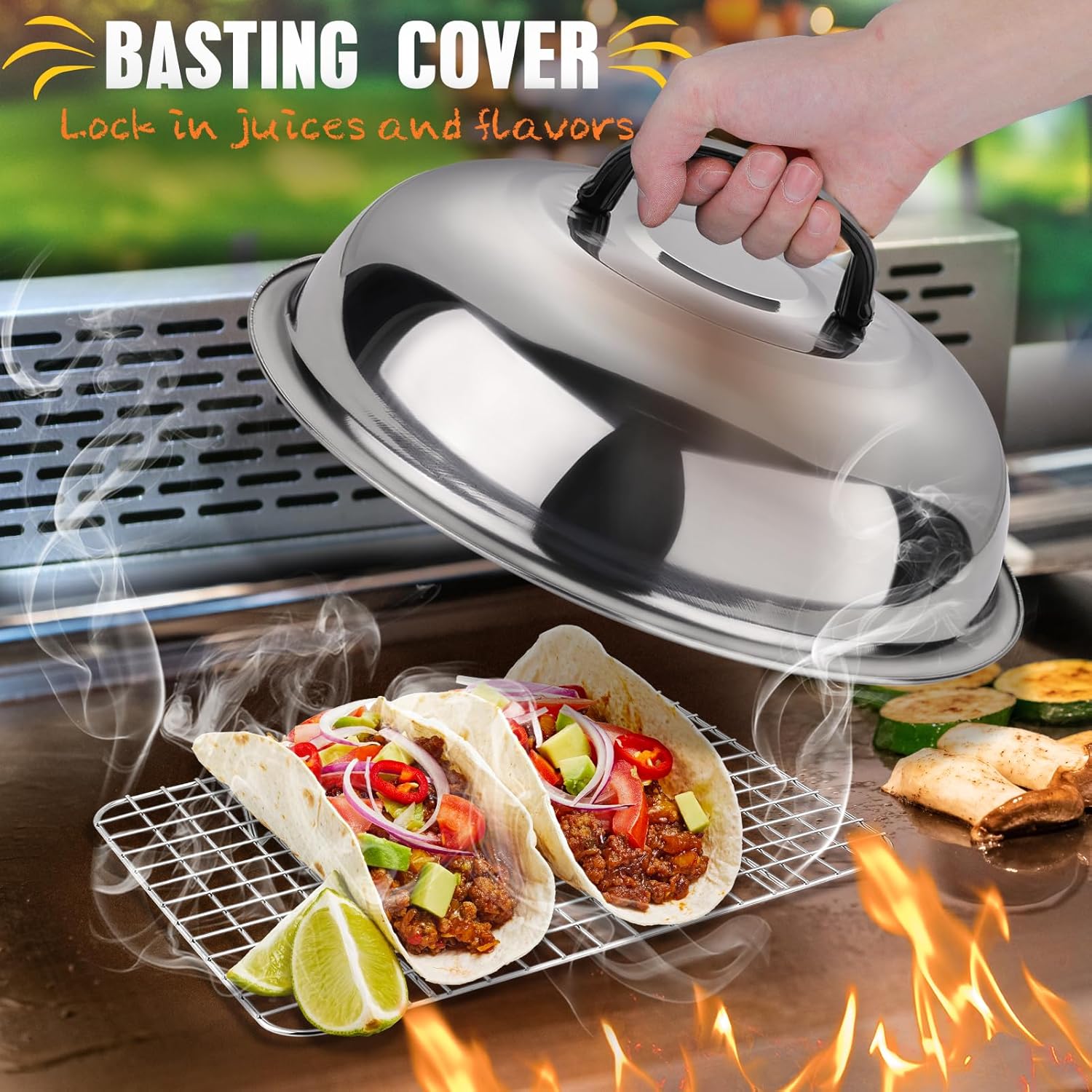 Detalle 2 de RINPIR 33-Piece Griddle Accessories Kit for Blackstone and Flat Top Grills