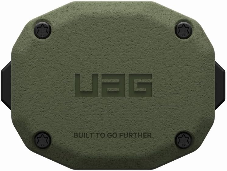 Detalle de URBAN ARMOR GEAR UAG-AITE-OL AirTag保護ケース ESSENTIAL ARMOR オリーブ、ネジ固定・縦横対応