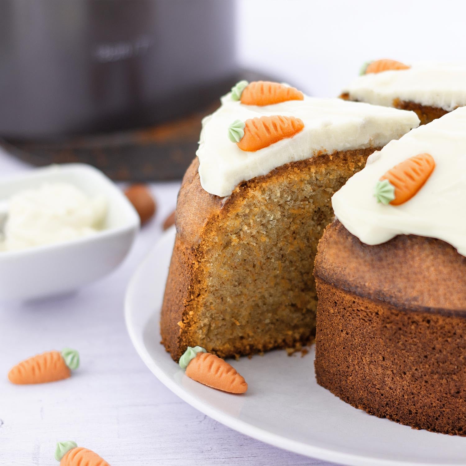Detalle de Günthart Marzipan-Rübli & Möhren – 200 Stück orange Marzipan-Karotten, 650 g