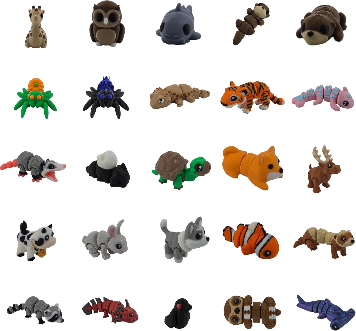 Detalle 1 de Mini Animal Figurines, 20 Pieces