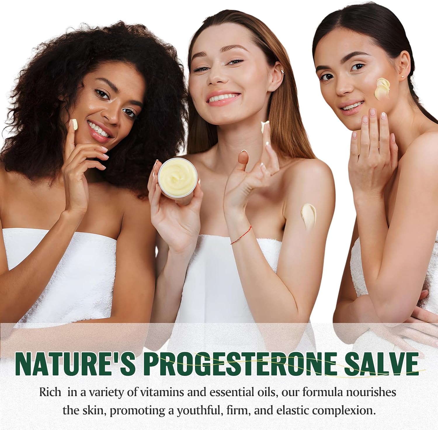 Detalle de RoongDuuDll Wild Yam-crème voor vrouwen, 90 ml, snel intrekkend