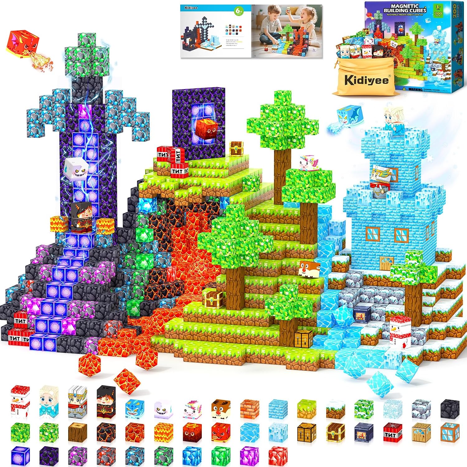 Thumbnail 6 de Magnetic Blocks Mine Magnet World 3+