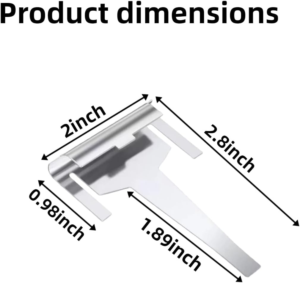 Detalle 2 de Uiivup DA61-06796A Refrigerator Evaporator Defrost Drain Clips, 2-Pack