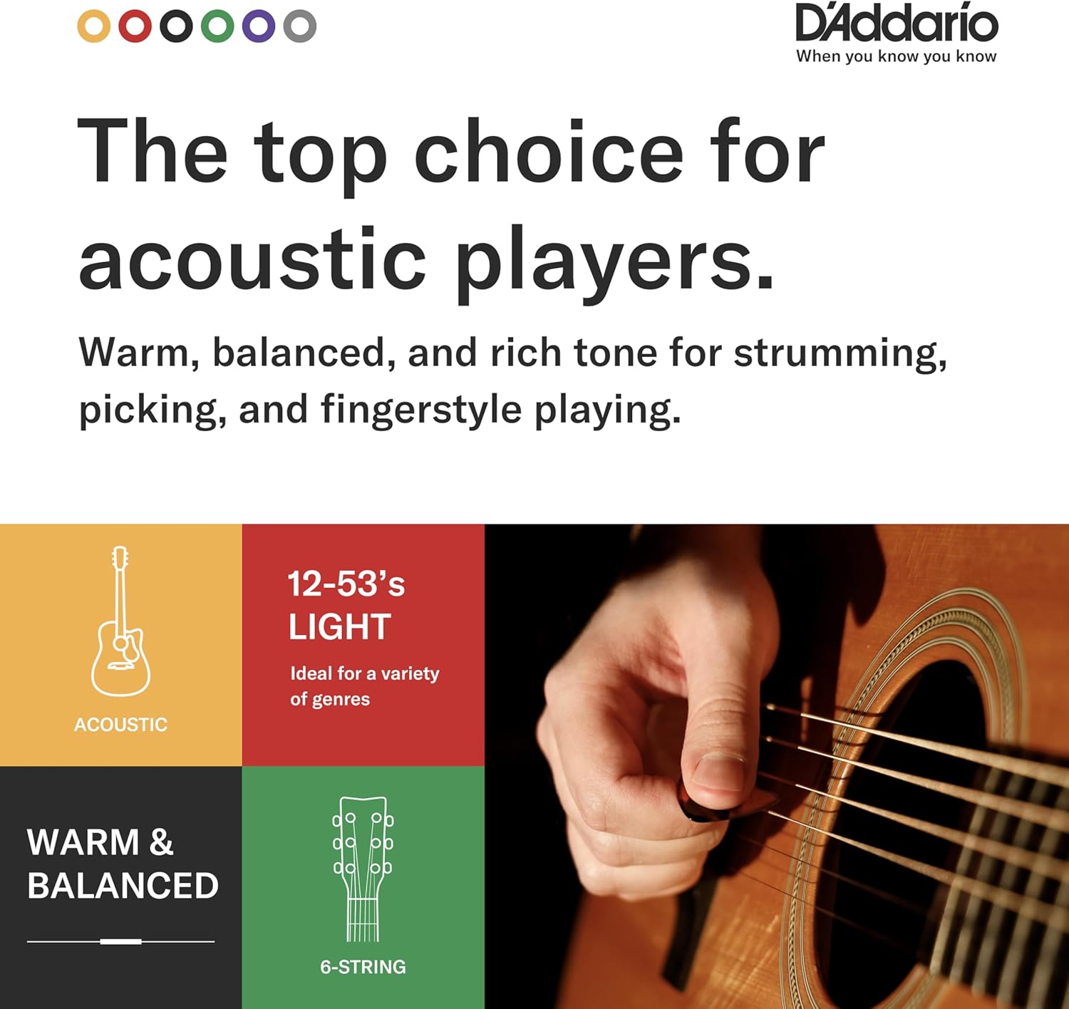 Thumbnail 2 de Phosphor Bronze Acoustic Strings EJ16 12-53