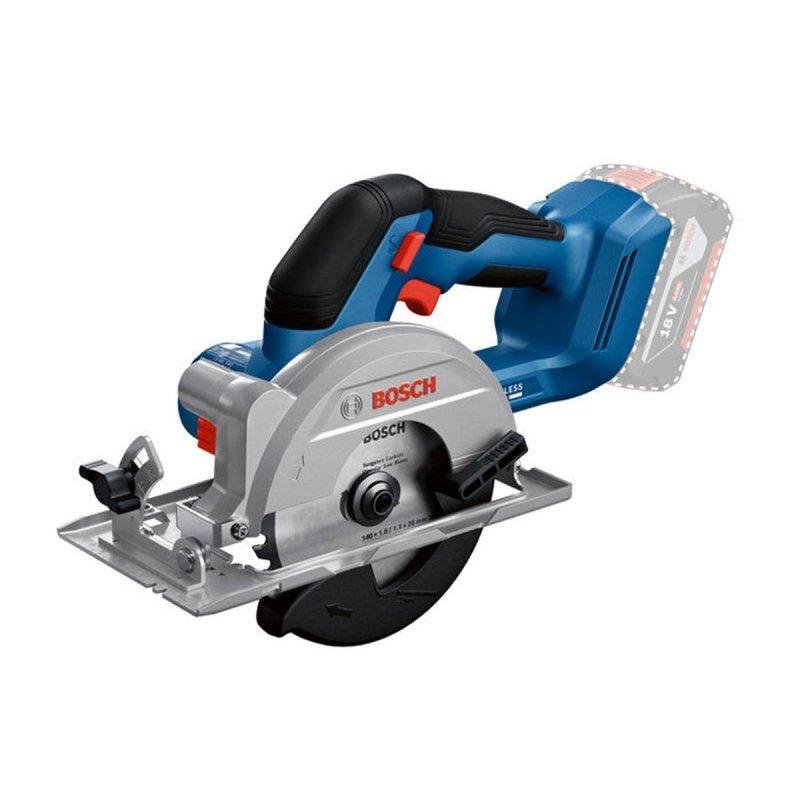 Detalle 2 de Bosch Professional GKS 18V‑51: Sierra circular sin escobillas de 140 mm (18 V) para obra y taller