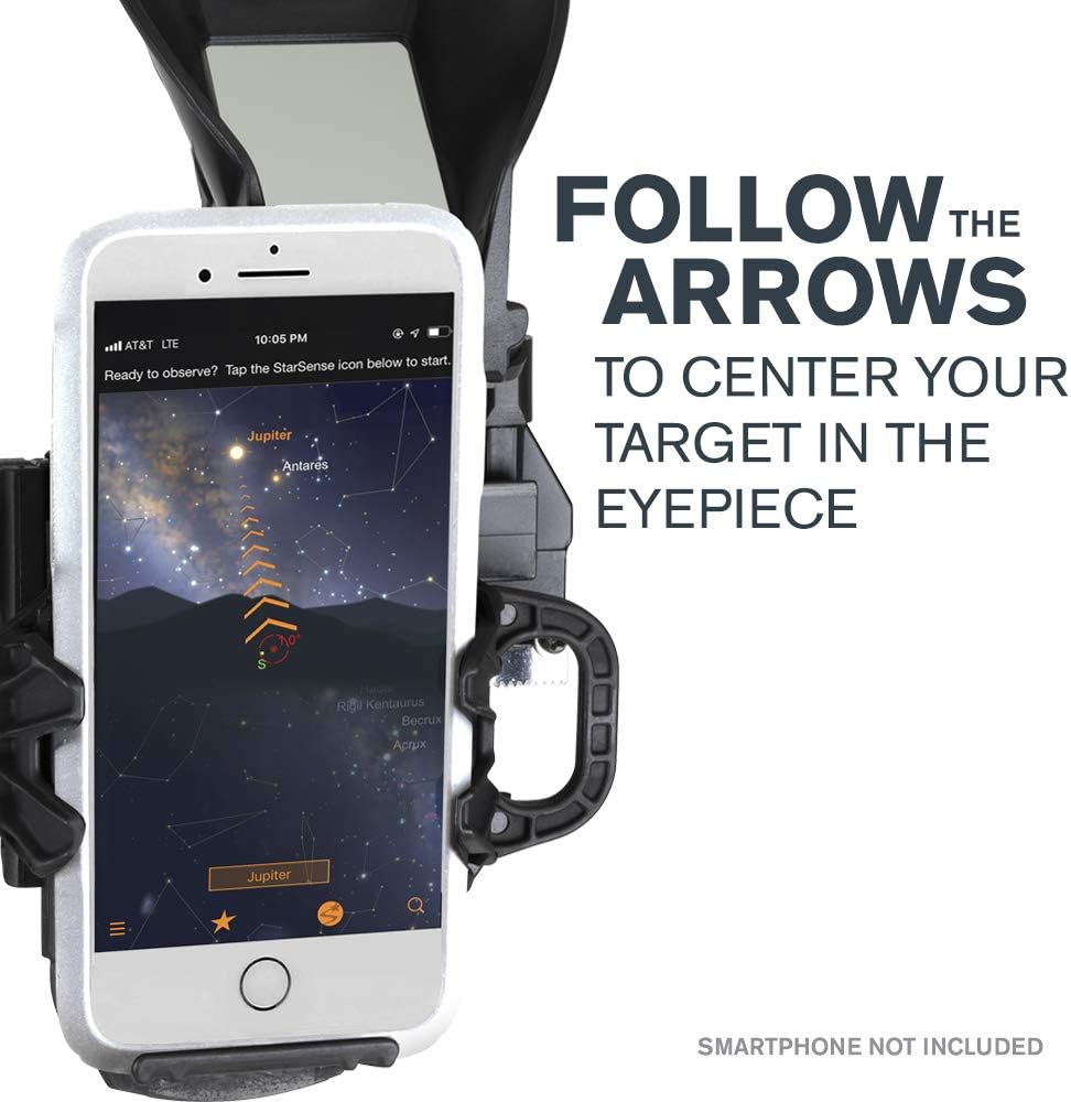 Detalle de Celestron 22461 StarSense Explore DX 130 Newtonian Reflector Telescope (smartphone app-enabled)