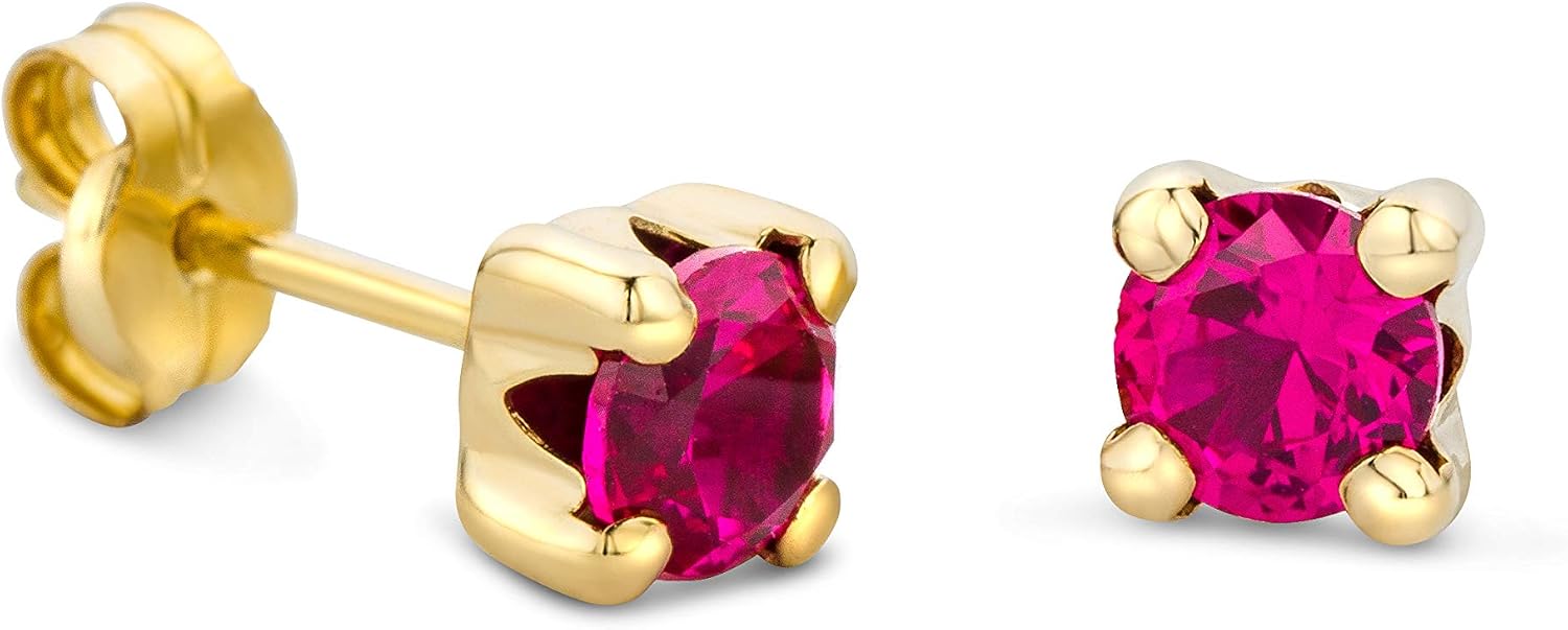 Detalle 2 de Orovi Boucles D'Oreilles Rubis 0,41 ct