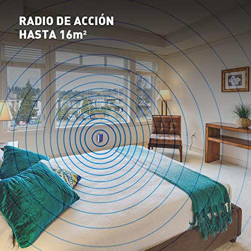 Detalle de JATA HOGAR MOST1521: Antimosquitos Eléctrico Interior con 4 LEDs UV y Bandeja Desmontable