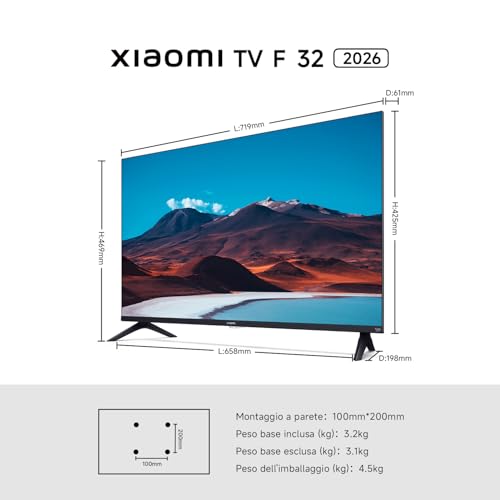 Thumbnail 12 de XIAOMI TV F 32" – 32 pollici HD, Smart TV con Fire TV, Alexa integrata e AirPlay