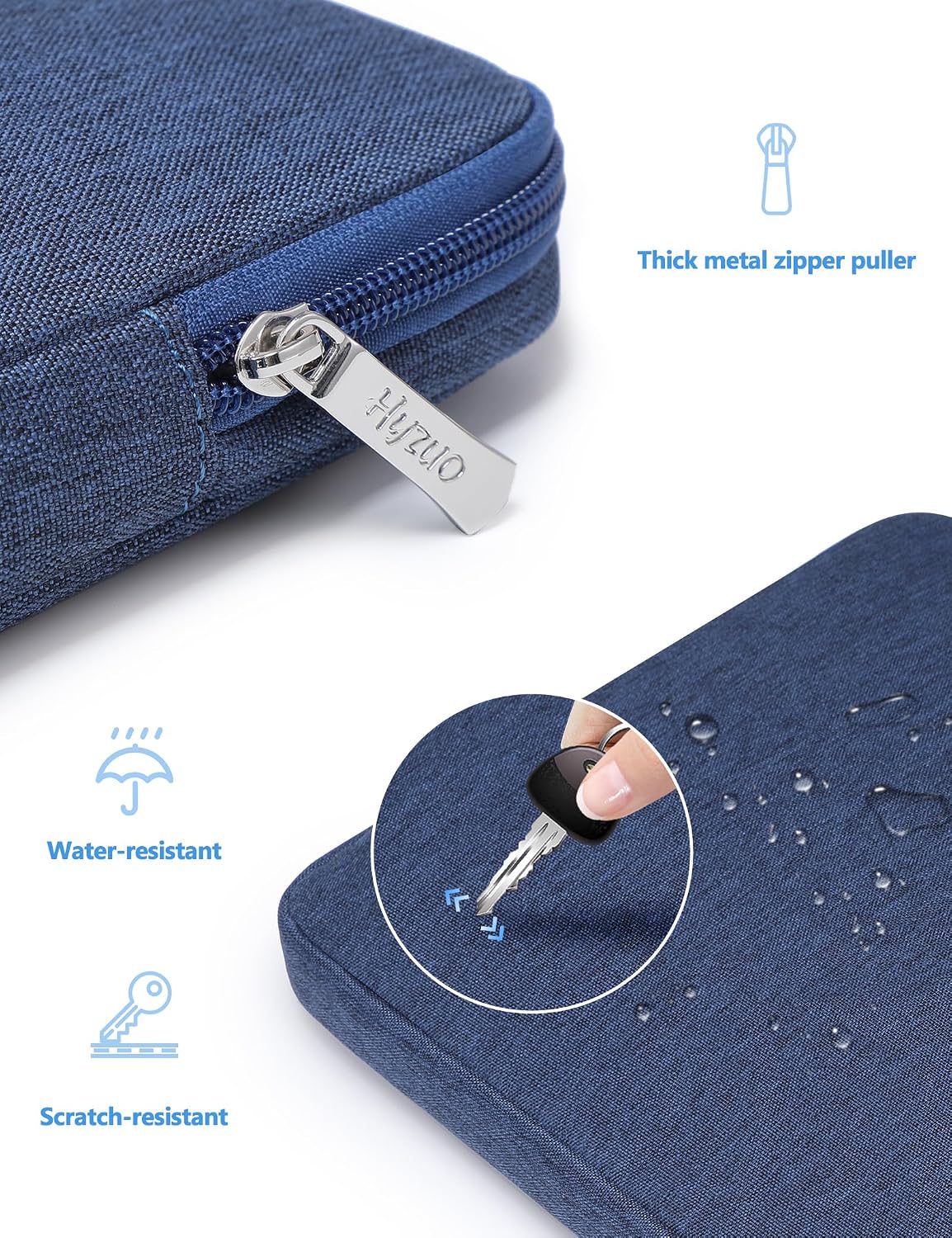 Thumbnail 3 de HYZUO Laptop Tasche Set 13 Zoll Navy