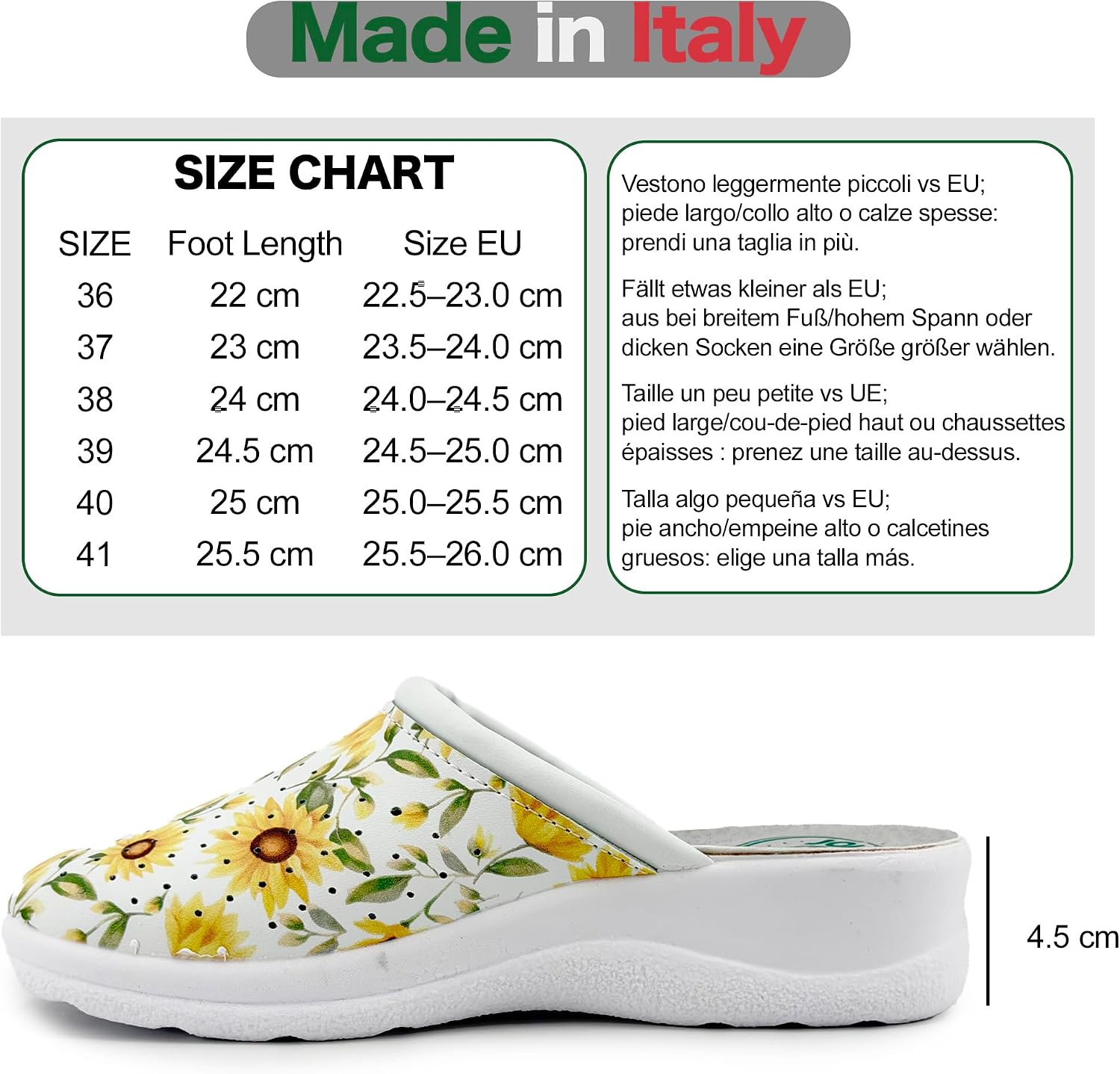 Detalle 2 de JOMIX Zoccoli Donna Comodi 4,5 cm