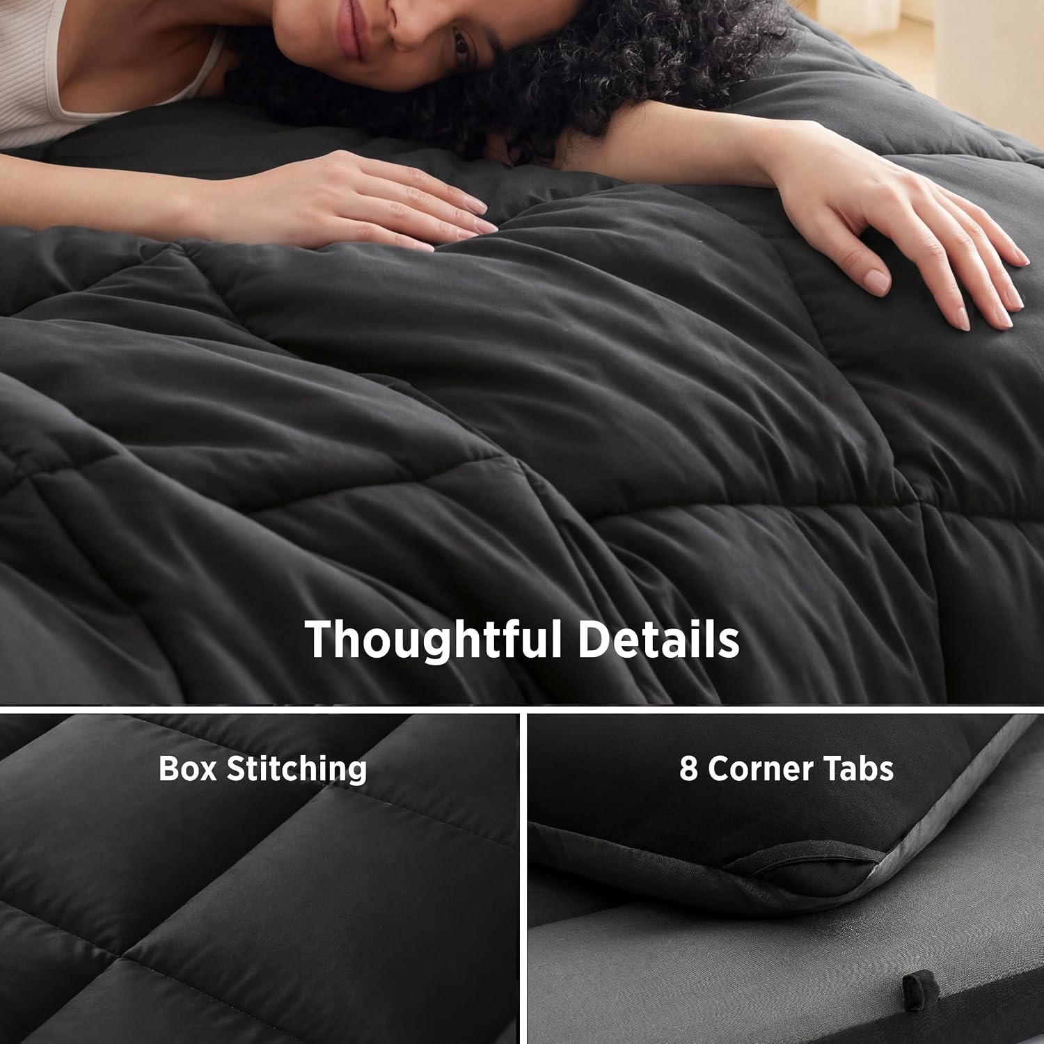 Detalle 2 de Bedsure Queen Comforter 88 x 88 in