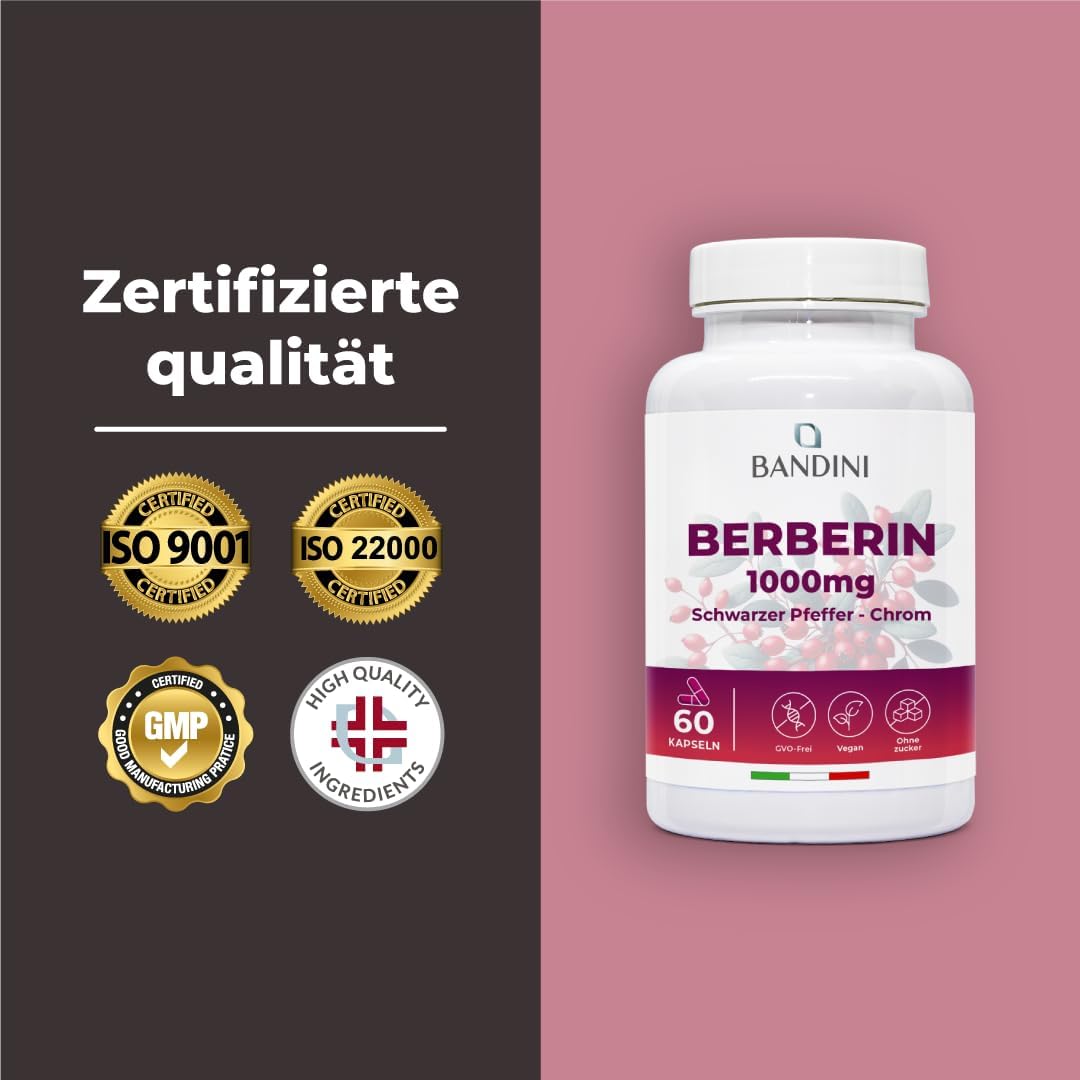 Thumbnail 5 de Bandini Berberin 1000mg Rein Hochdosiert
