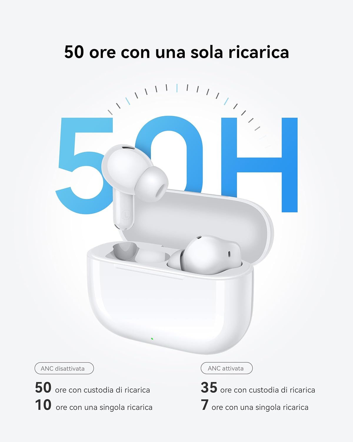 Detalle 2 de HUAWEI FreeBuds SE 4 ANC auricolari Bluetooth 50 ore di autonomia