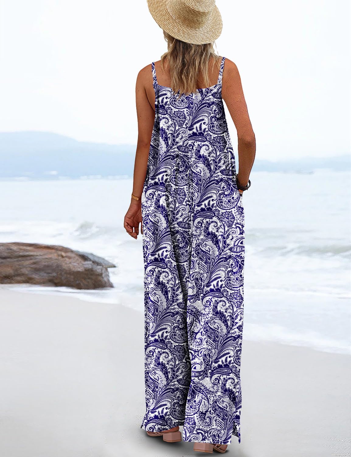 Thumbnail 2 de YESNO Women's Dungarees PZZTYP2: Summer Casual Wide-Leg Overalls