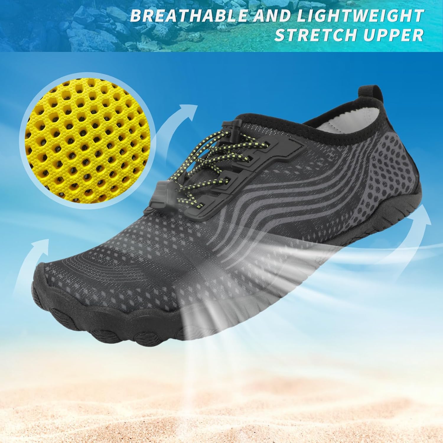 Thumbnail 5 de ZHR Water Shoes: Quick-Dry Aqua Socks for Swim Beach