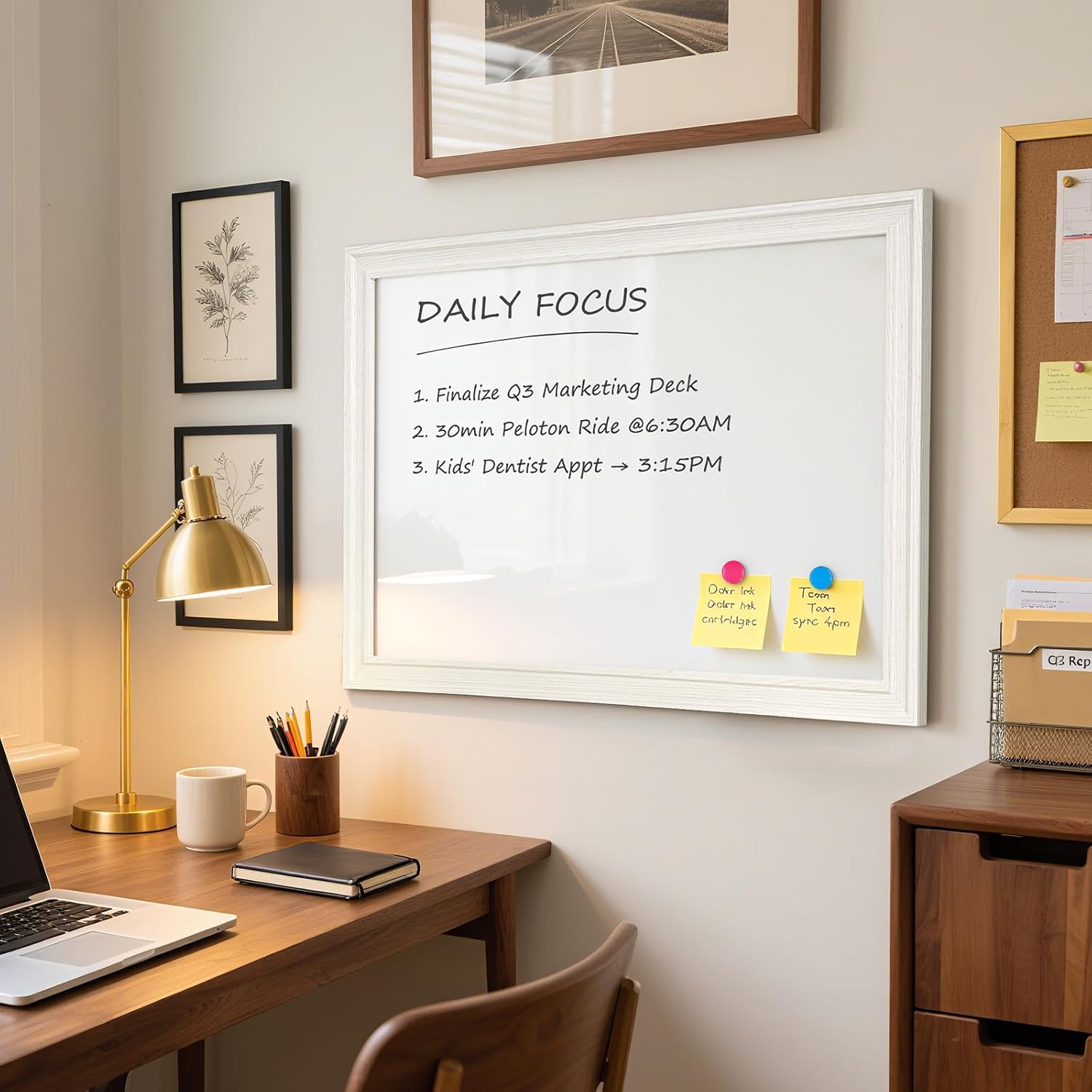Thumbnail 6 de QUEENLINK TZMDF-8119-MWB-4560 Magnetic Dry-Erase Board, 24 x 18-Inch