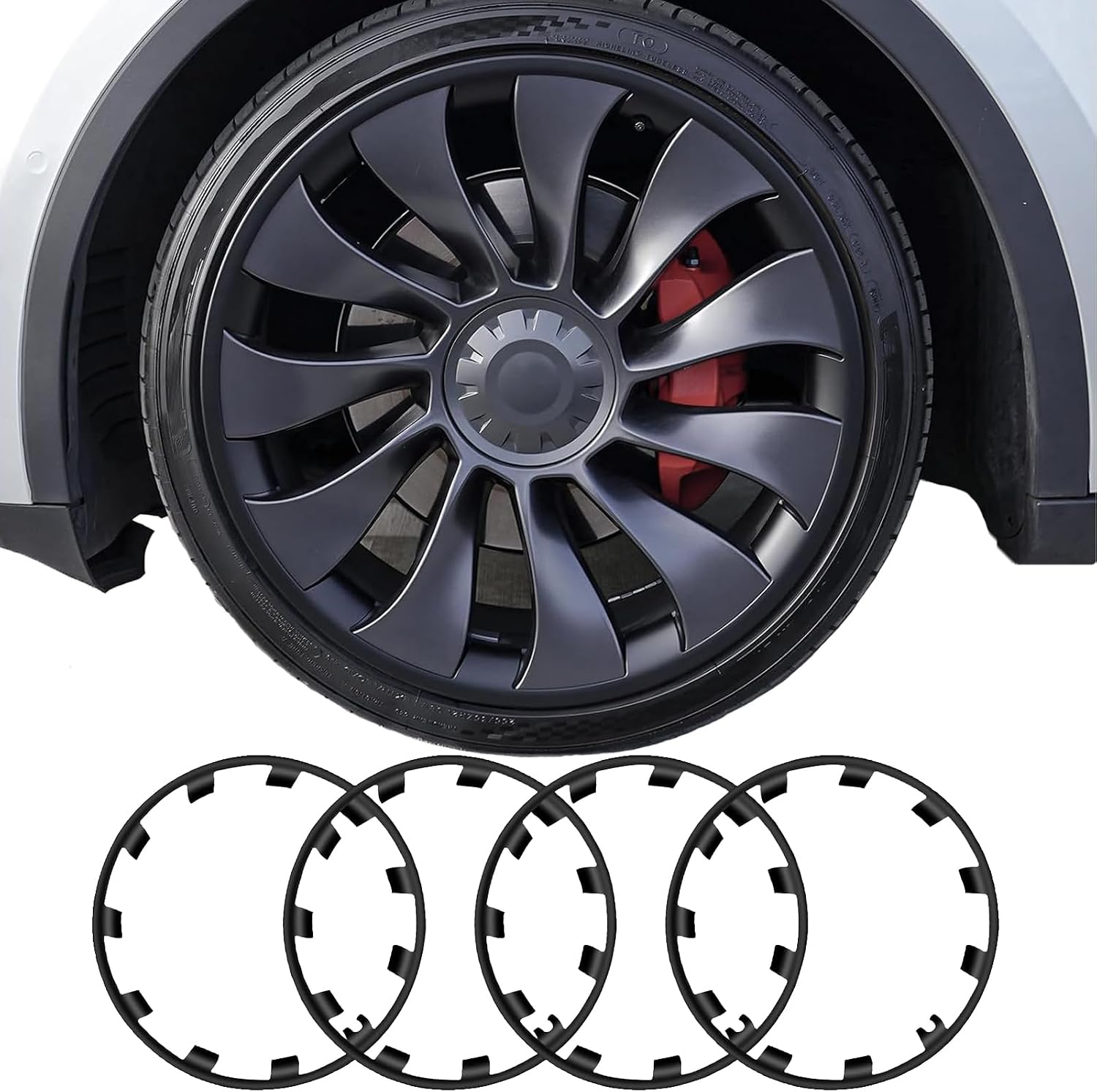 Detalle de Tesla Model Y Performance 21-inch Rim Protector Wheel Cover