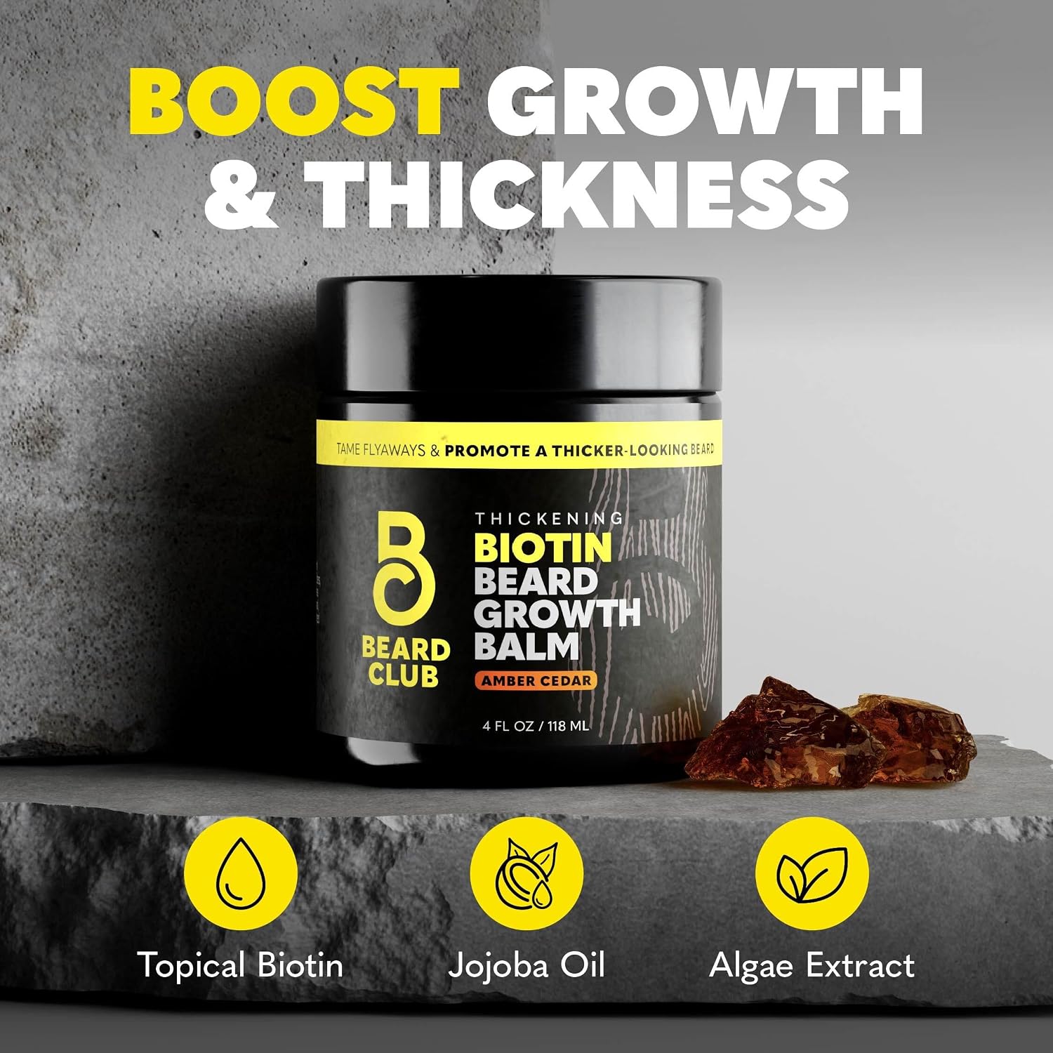 Detalle 2 de The Beard Club Biotin Beard Balm - 4 oz