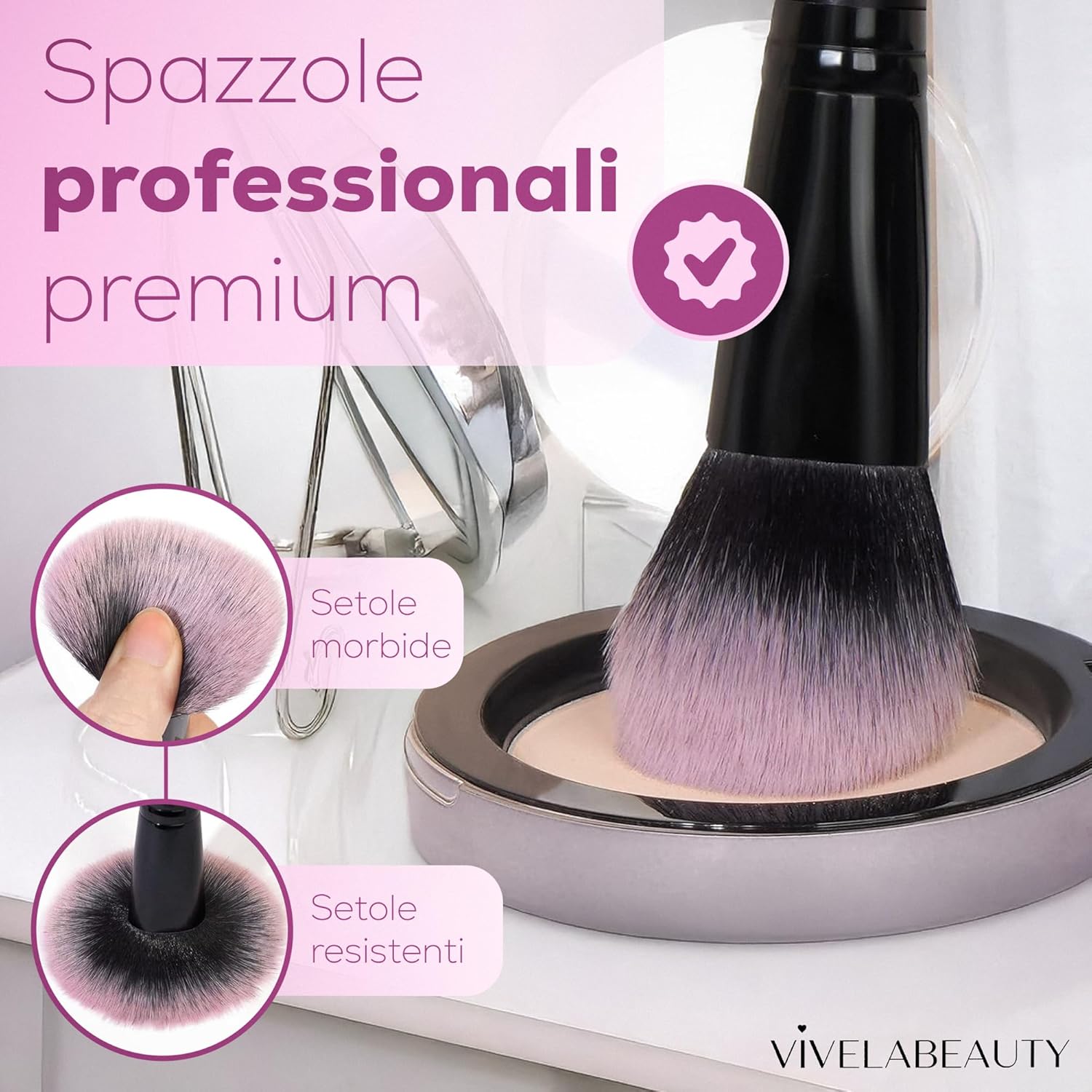 Thumbnail 3 de Set Pennelli Make Up 18 pezzi kit professionale per trucco 🎨